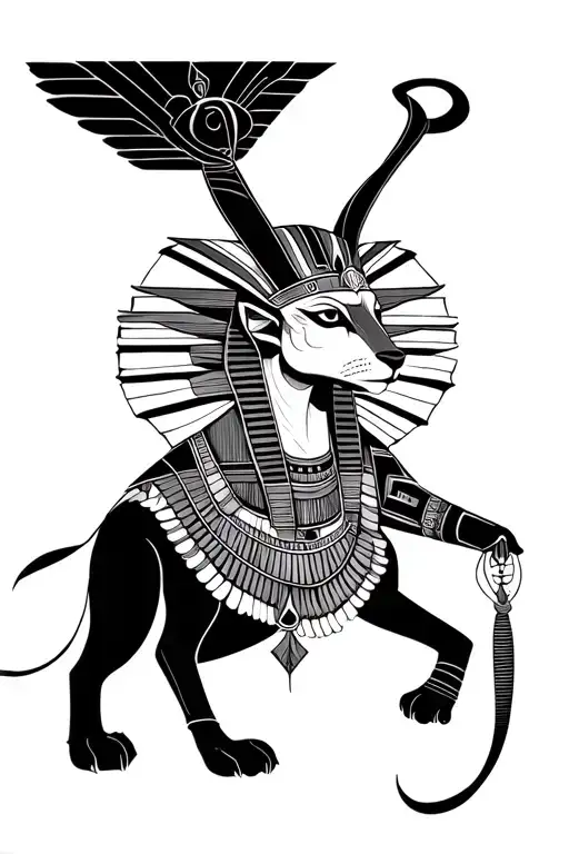 Ra Egyptian God In Animal Form