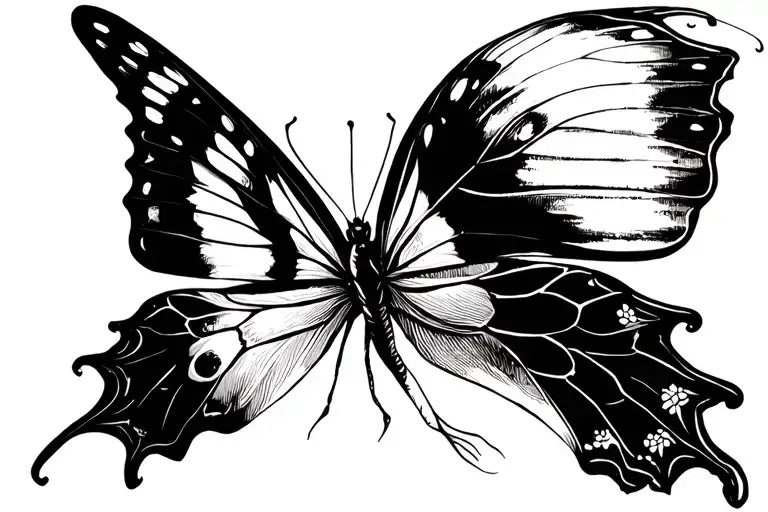 Butterfly Emerging