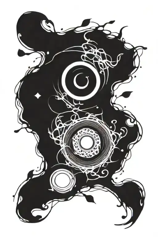 Black Hole Next To The Scribbles