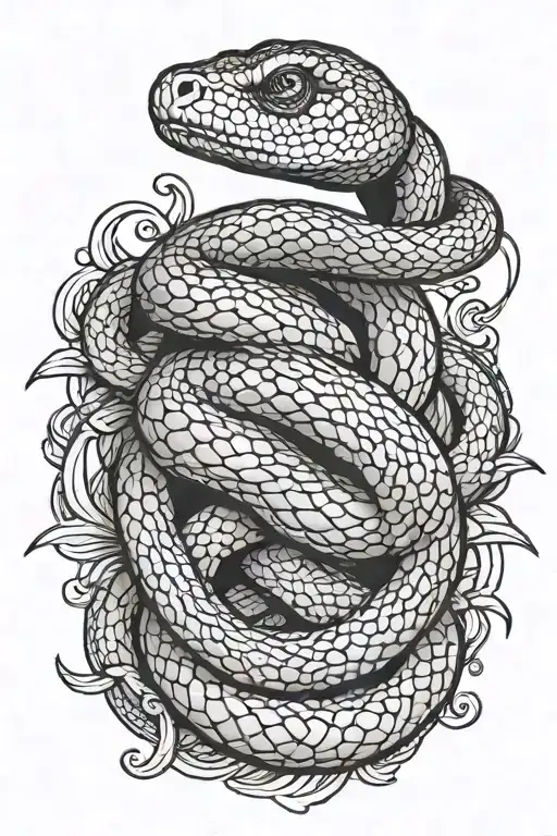 Snake Wrapped