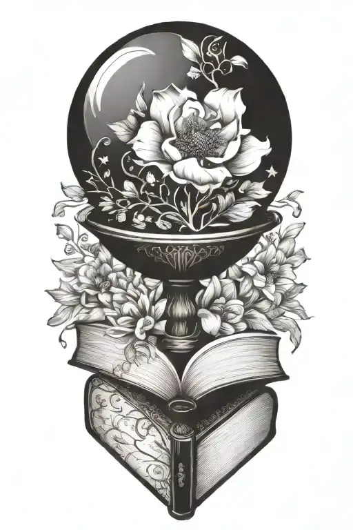 Book Globe Flower