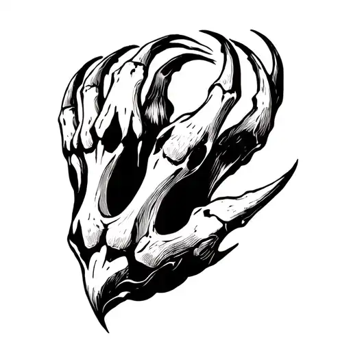 Bone Bear Claw Marks