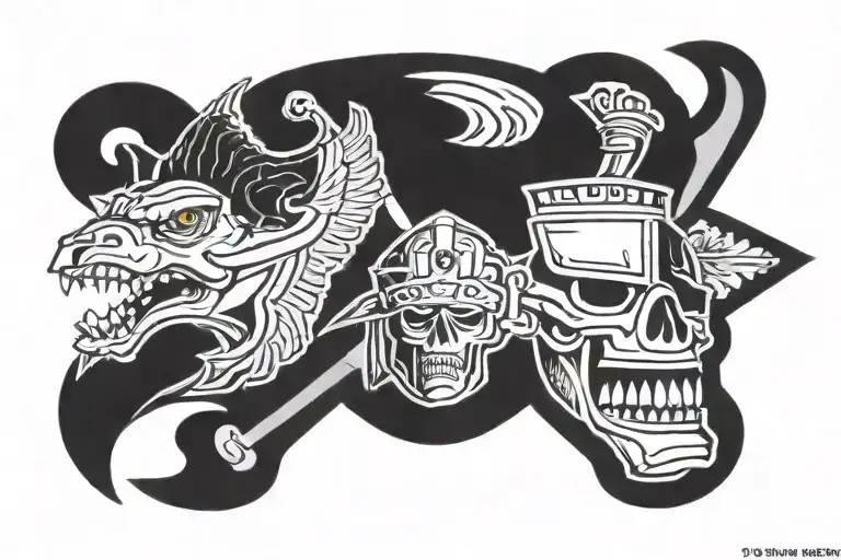 Raiders Logo Morphed