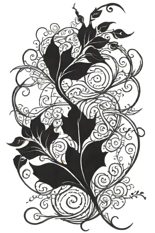 Tribal Vines Growing