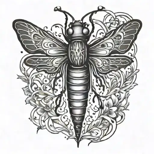 Firefly Glowing Occult Dark Art