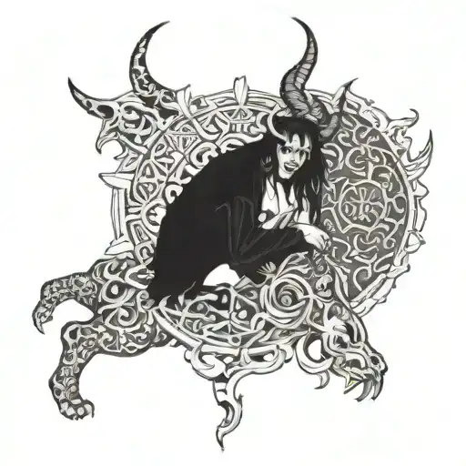 Demon Of Greed Guarding His Gold