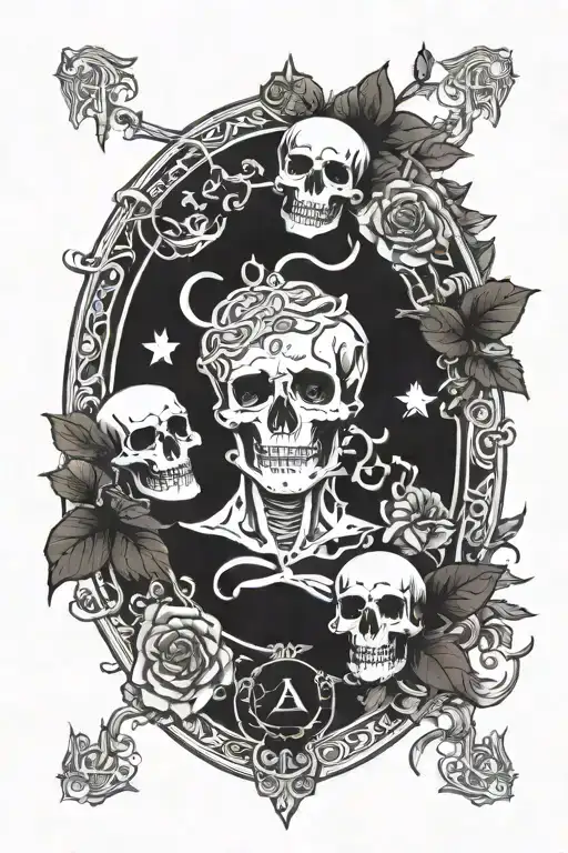 Love And Death Tarot Card