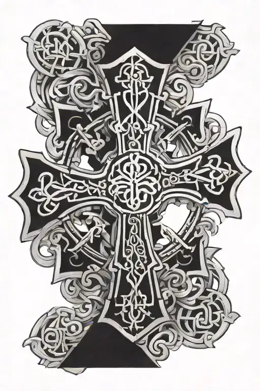 Mechanical Engineer Celtic Cross Ripley Family Crest