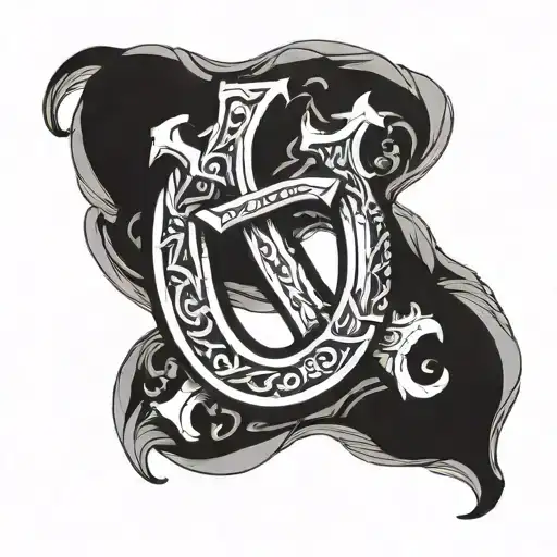 Horseshoe With Cross Made