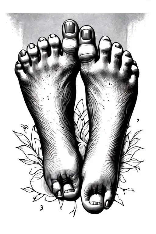 Tattoo Babies Feet For