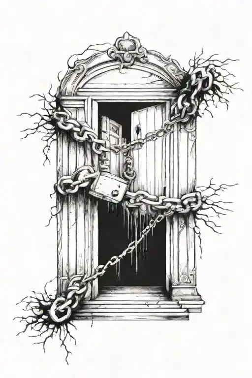 Silent Hill 4 The Room's Chained Up Door