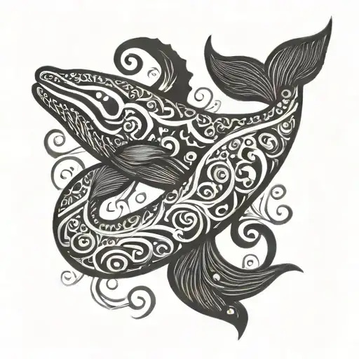Maori Whale Design