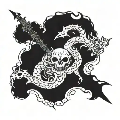 Symbol Of Renewal Force Fighting Against Inner Demons