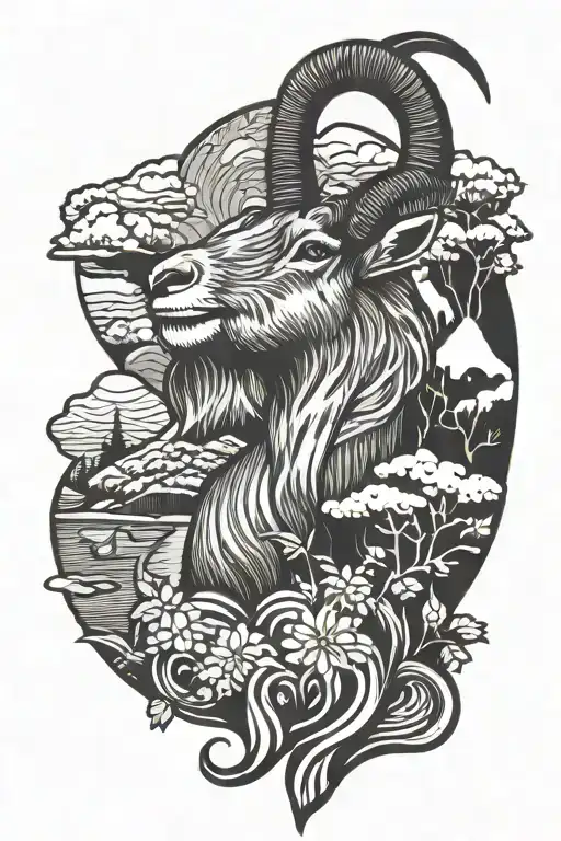 Goat Standing