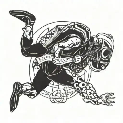 Diver And Heartbeat Line