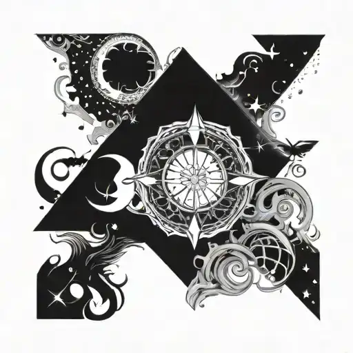 Celestial Theme Wrapping Shoulder