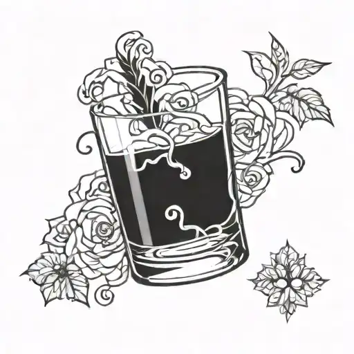 Whisky Glass Filled