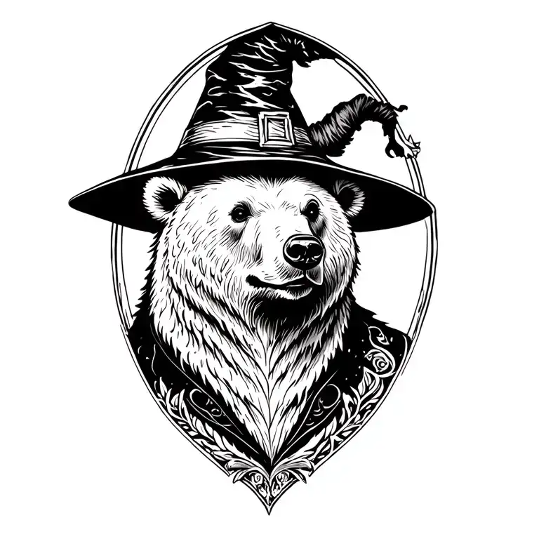 Bear In Wizard Hat