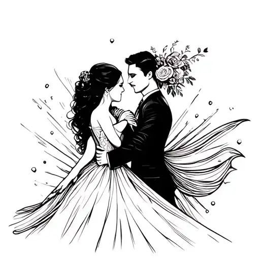 Wedding Couple Dancing
