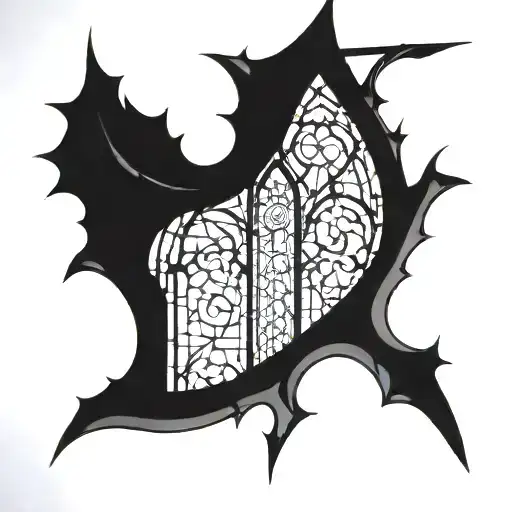 Gothic Cathedral Stained Glass Window