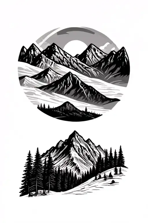 Colorado Mountain Scene