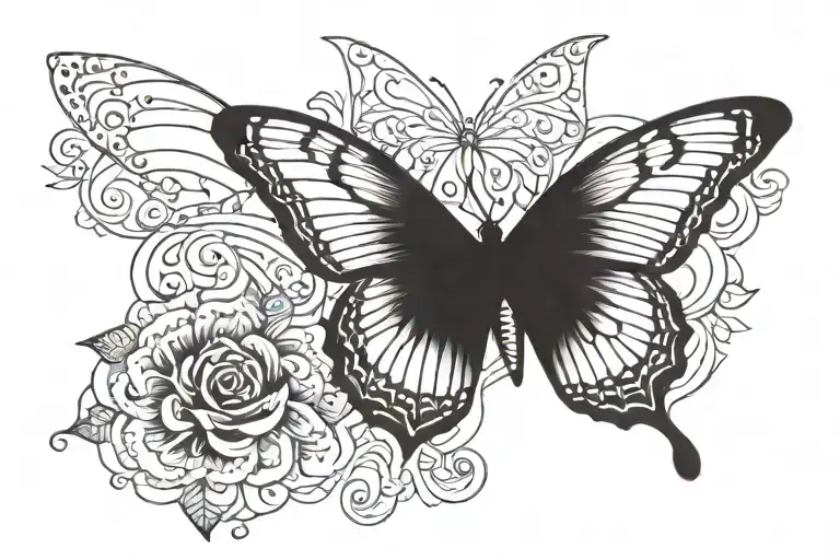 Butterfly Flying