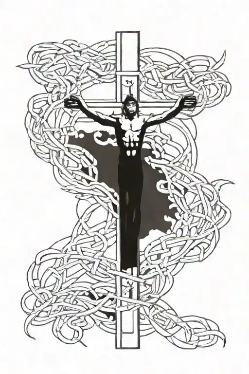 Crucifix Dna Double Helix