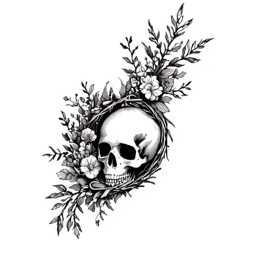 A Wreath Above The Skull
