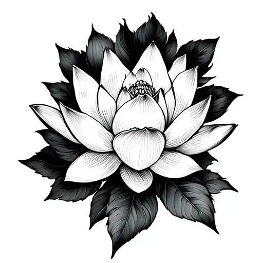 Armor And Lotus Flower