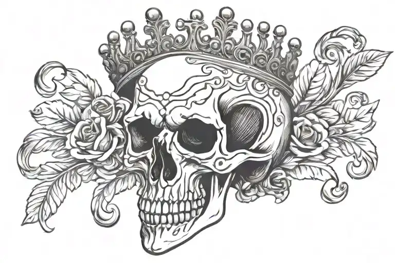 Crown Aries Skull