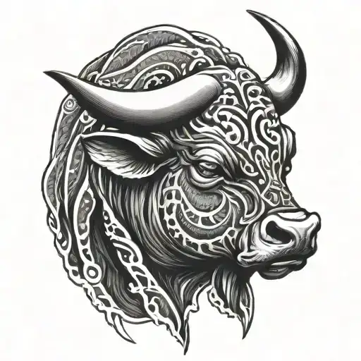 Aggressive Bull Head