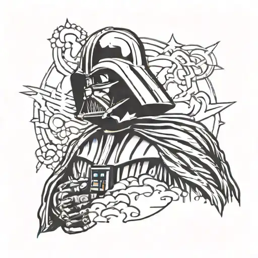 Darth Vader Anime Style