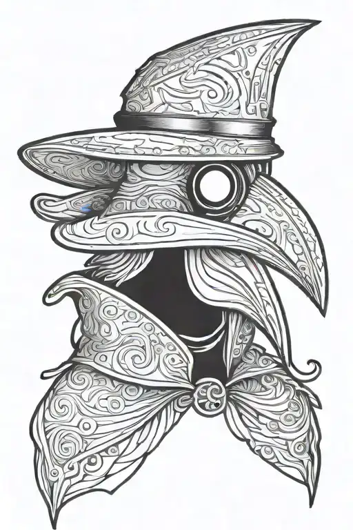 The Plague Doctor Of Sharp Lines