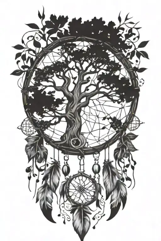 Life Tree Dream Catcher