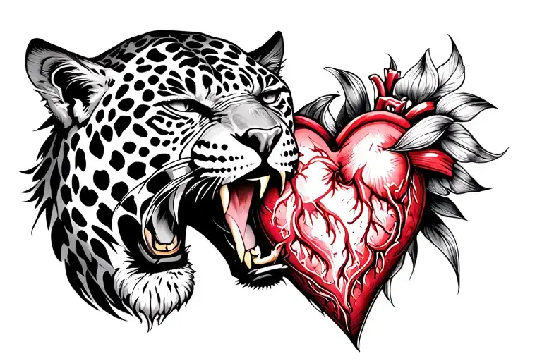 Jaguar Warrior Eating A Heart