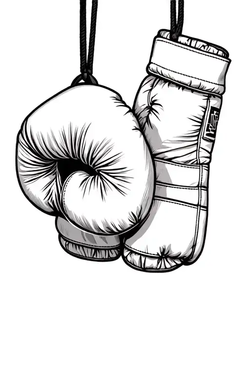 Boxing Gloves Hanging