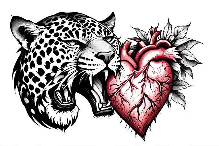 Jaguar Warrior Eating A Heart