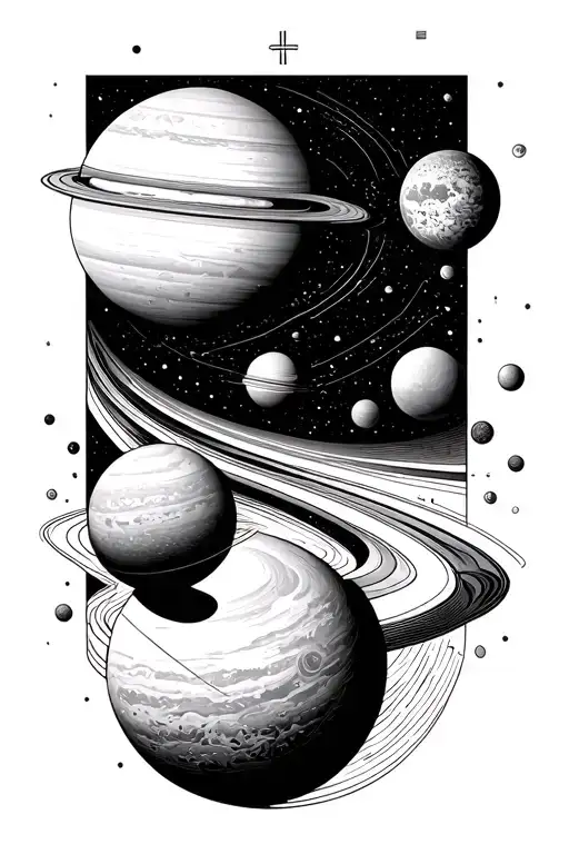 Geometric Representation Of The Solar System