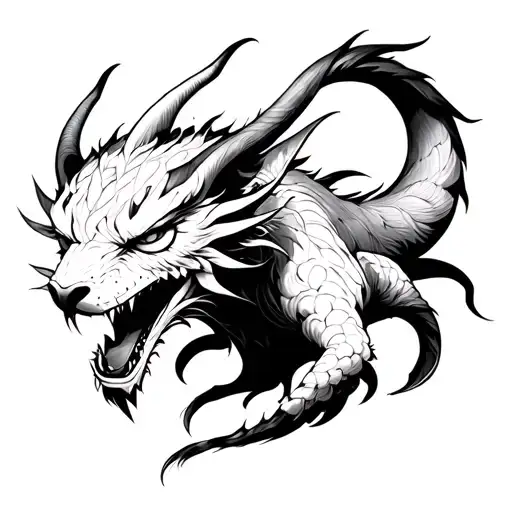 Japanese Fantastic Animal Demon