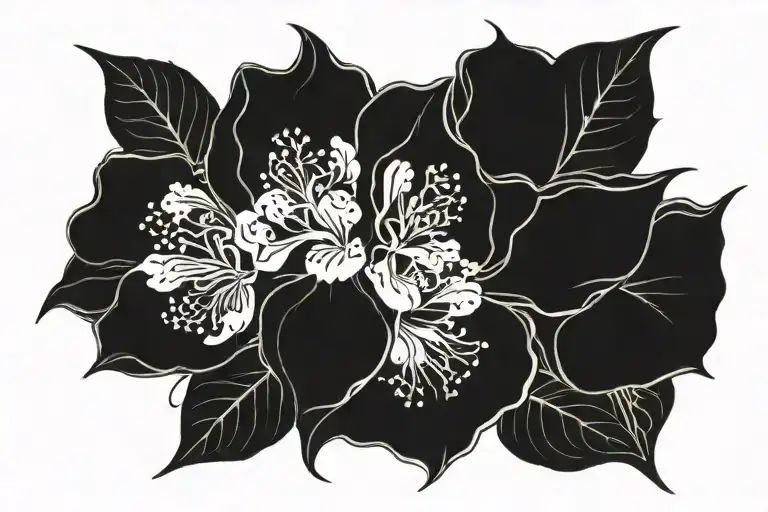 Birth Flower Intertwined