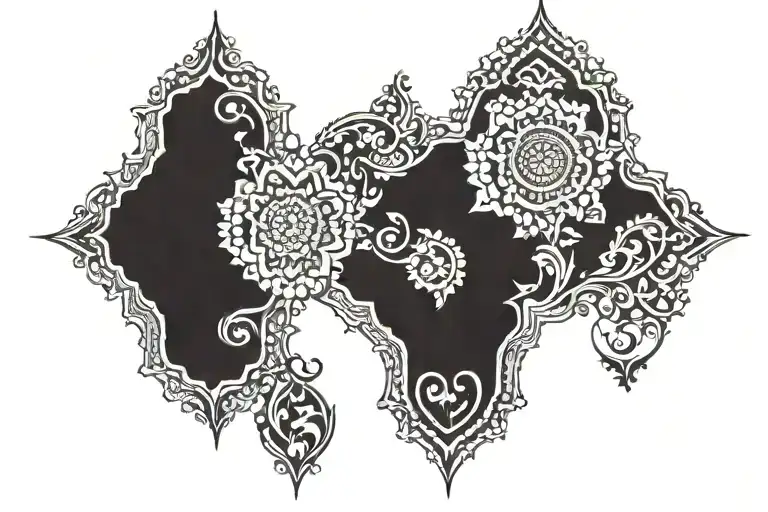 Mehndi Tattoo Design