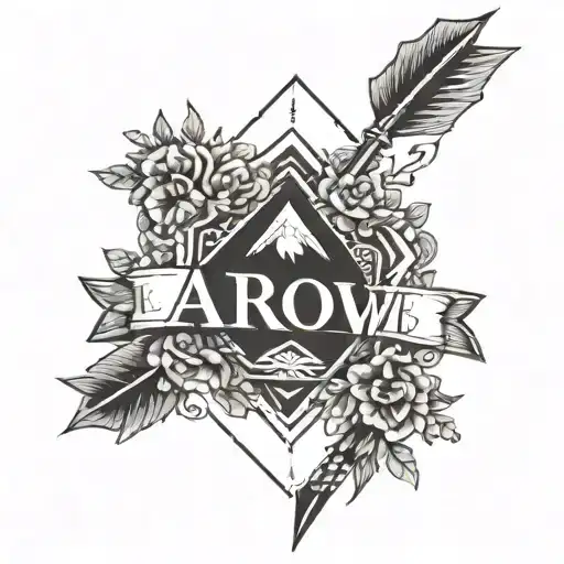Arrow With Kids Names Incorporated