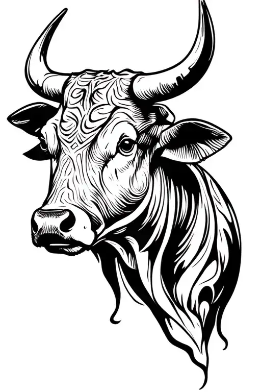 Bulls Face