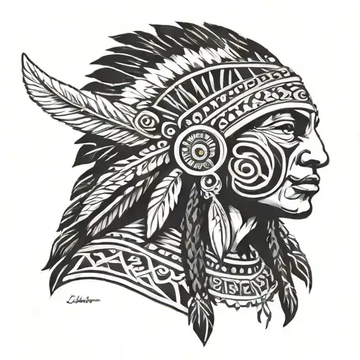 Taino Indian Warrior