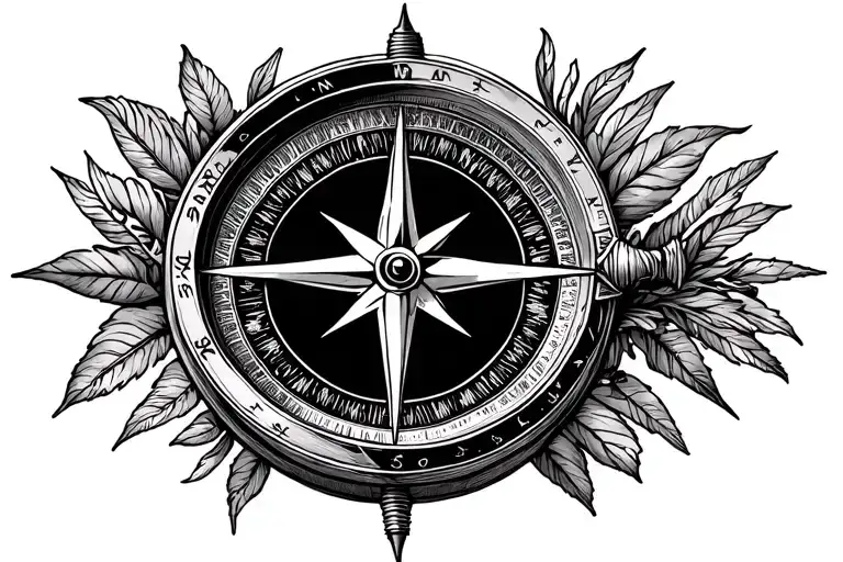 Compass And Garden Growing