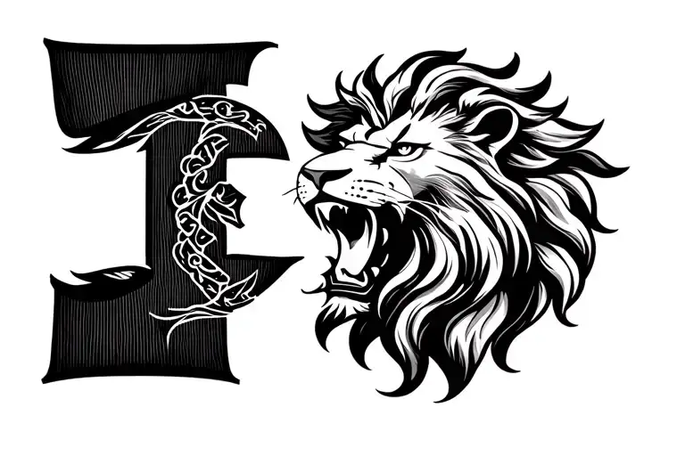 Lion With E Logo Incorporated
