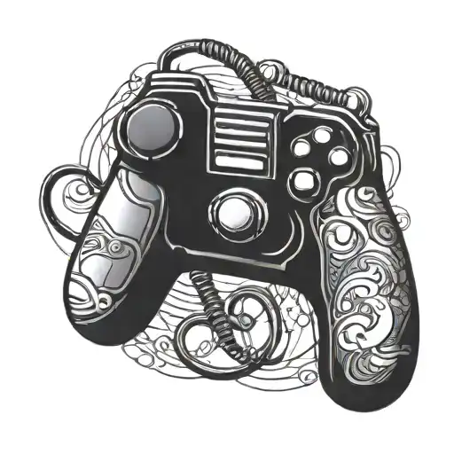 A Boxing Glove Holding A Video Game Controller