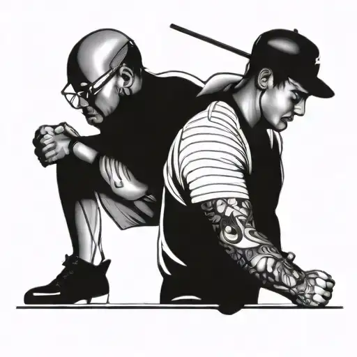 A Chiropractor Adjusting A Baseball Player Mid-swing