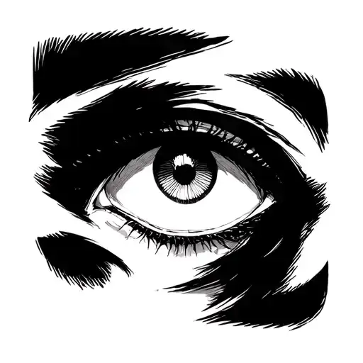 Anime Eyes Looking