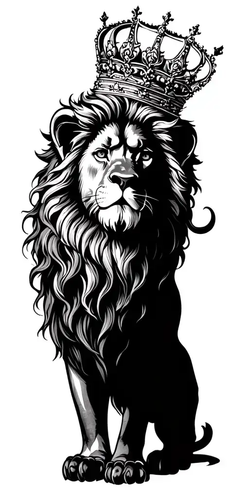 Lion With Crown